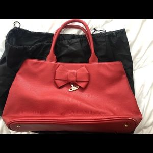 Vivienne Westwood Anglomania Red Shoulder Bag